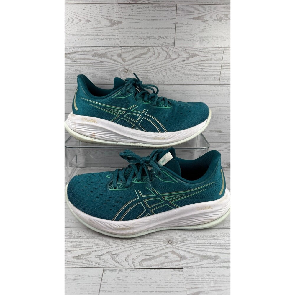 Asics Gel-Cumulus 26 1012B599-300 Green 9.5B Womens Sneakers Running Shoes #24